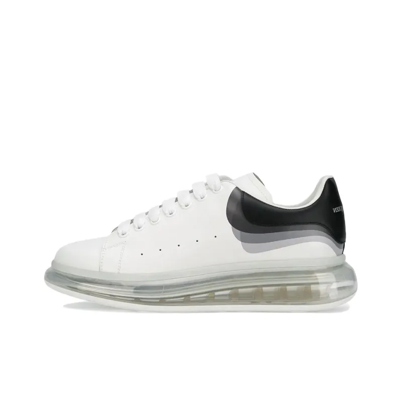 Alexander McQueen Oversized Clear Sole 3D Print White Black-0