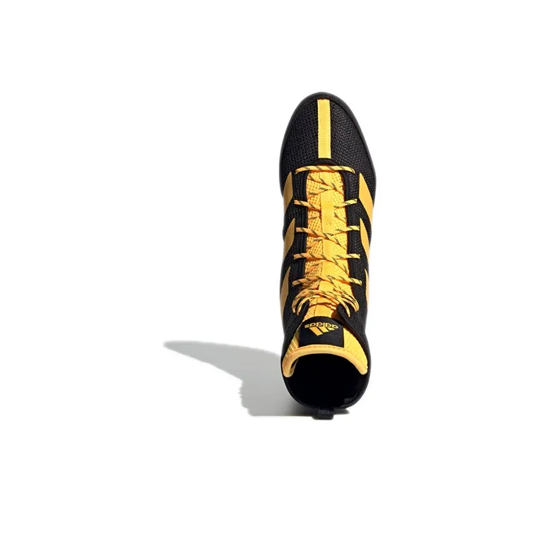 Adidas Box Hog 3 Cozy Wear Resistant Black Yellow 'Black Yellow'-4