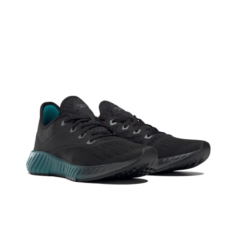 Reebok Flashfilm Running Shoes Women's Low Top Black/Harbor Cyan-2
