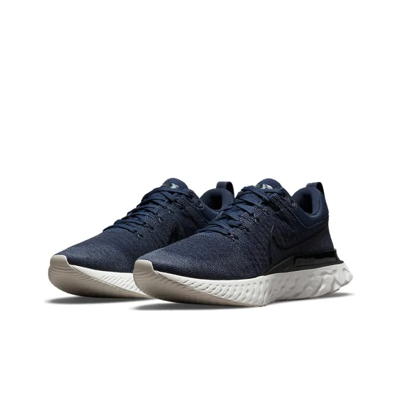Nike React Infinity Run Flyknit 2 Thunder Blue Navy-2