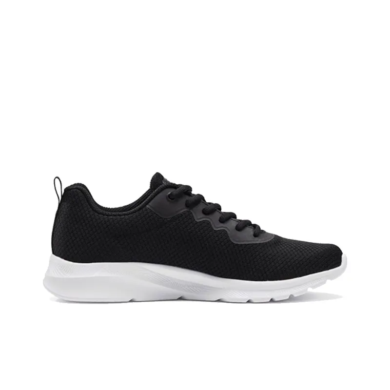 XTEP Feather Shock Absorbing, Non Slip, Wear Resistant, Breathable And Lightweight Low Top Running Shoes Men's Black-1