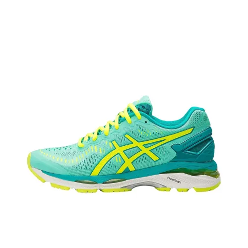 Asics Gel-Kayano 23 Running Shoes Women's Low-Top Yellow/Green