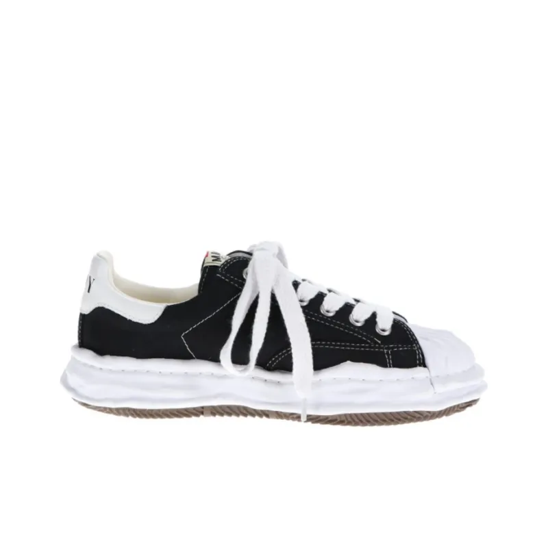 MIHARA YASUHIRO Blakey OG Sole Canvas Low Black No Logo-1