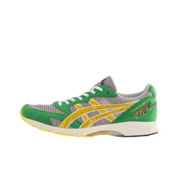 Asics Tarther Japan Wear-Resistant Low-Top Running Shoes Men's Gray Green Yellow Concatenated