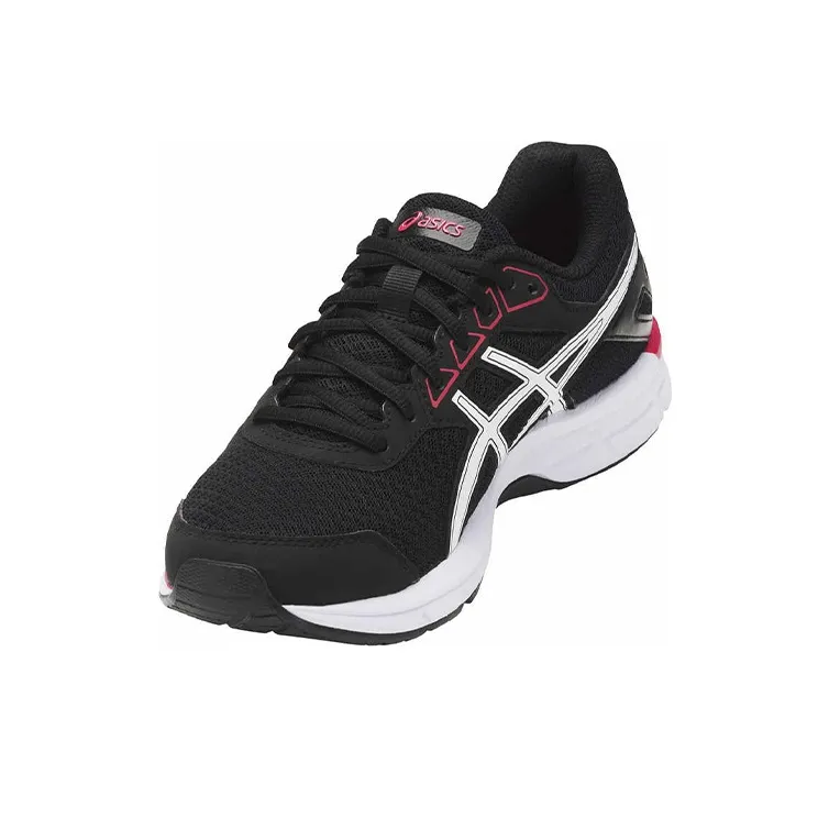 Asics Gel-Galaxy 9 Wear-Resistant Slip-Resistant Cushioning Low-Top Running Shoes Women's Black Red-2