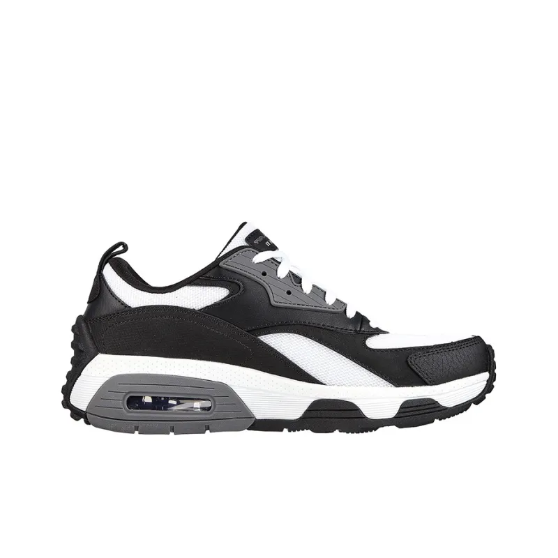 Skechers Air Extreme V2 Low Top Running Shoes Men's Black White-1