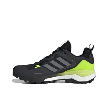 Adidas Terrex Skychaser 2 Breathable Low-Top Trekking Shoes Men's Black Gray Yellow