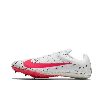 Nike Air Zoom Rival S 9 Spikes 'Paint Splatter White Crimson Jade'