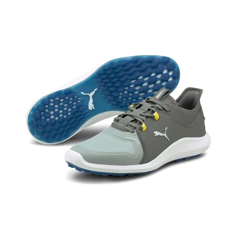 PUMA Ignite Fasten8 Pro Running Shoes Men Low Top Army Green-2