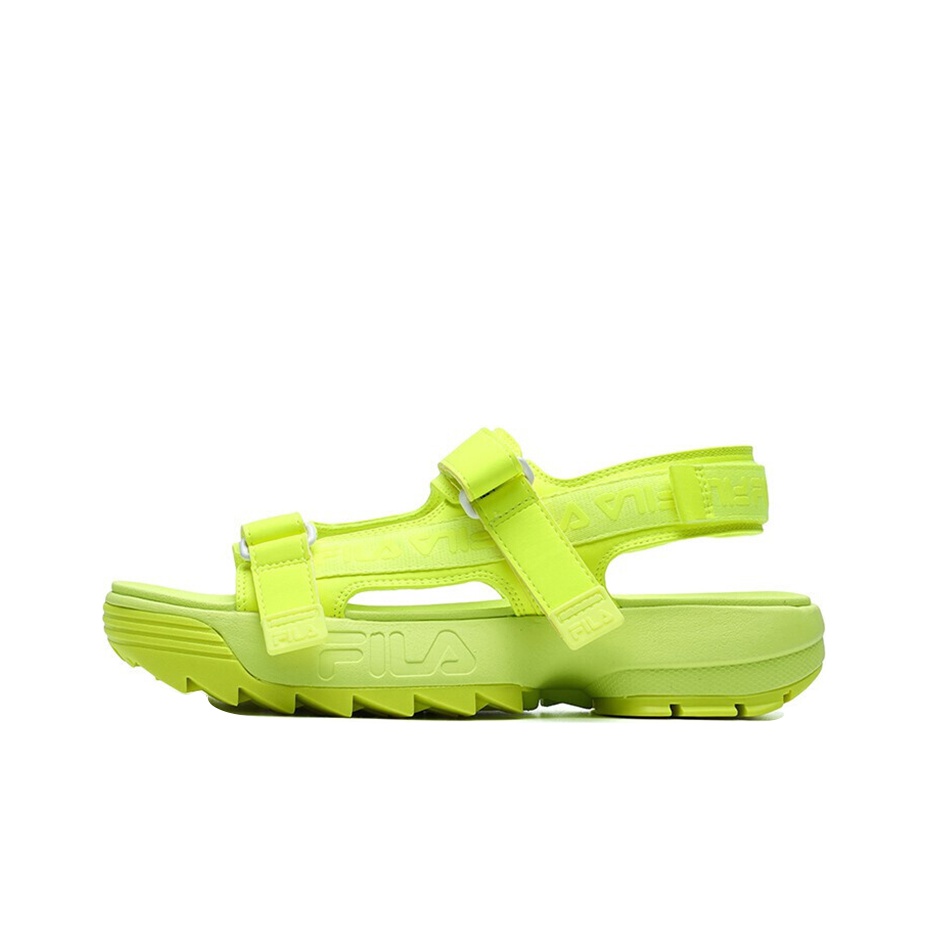 Fila Yellow Sandals Flip Flops on Sale Authentic POIZON