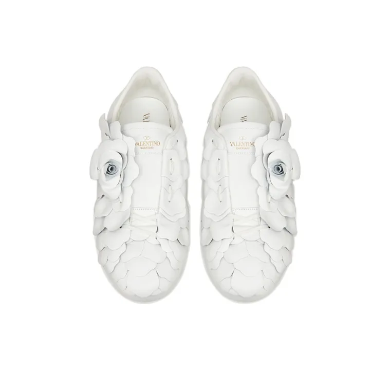 Valentino Atelier Garavani Low Top Stylish Skateboarding Shoes Men's White-3