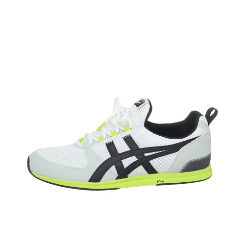 Onitsuka Tiger ULT-Racer Low-Top Running Shoes Unisex White Black Green