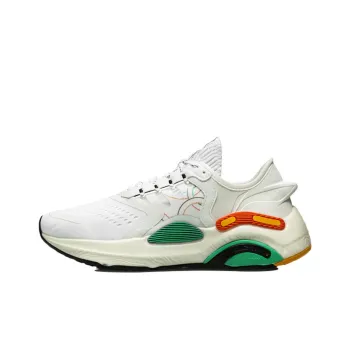 LiNing Lanying Plus Anti Slip Wear Resistant Low Top Running Shoes Women's White Red Green