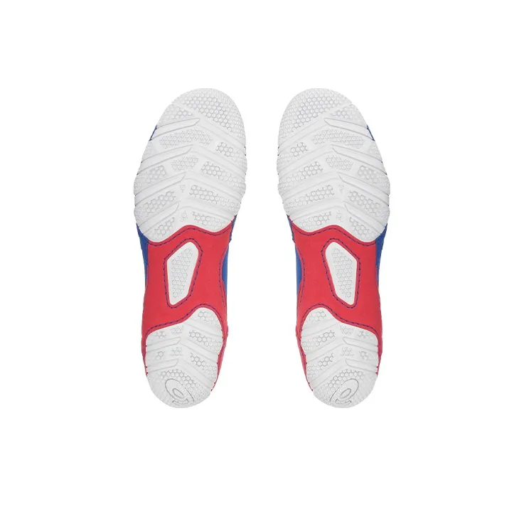 Asics Matcontrol High Top Running Shoes Unisex Blue Red-3