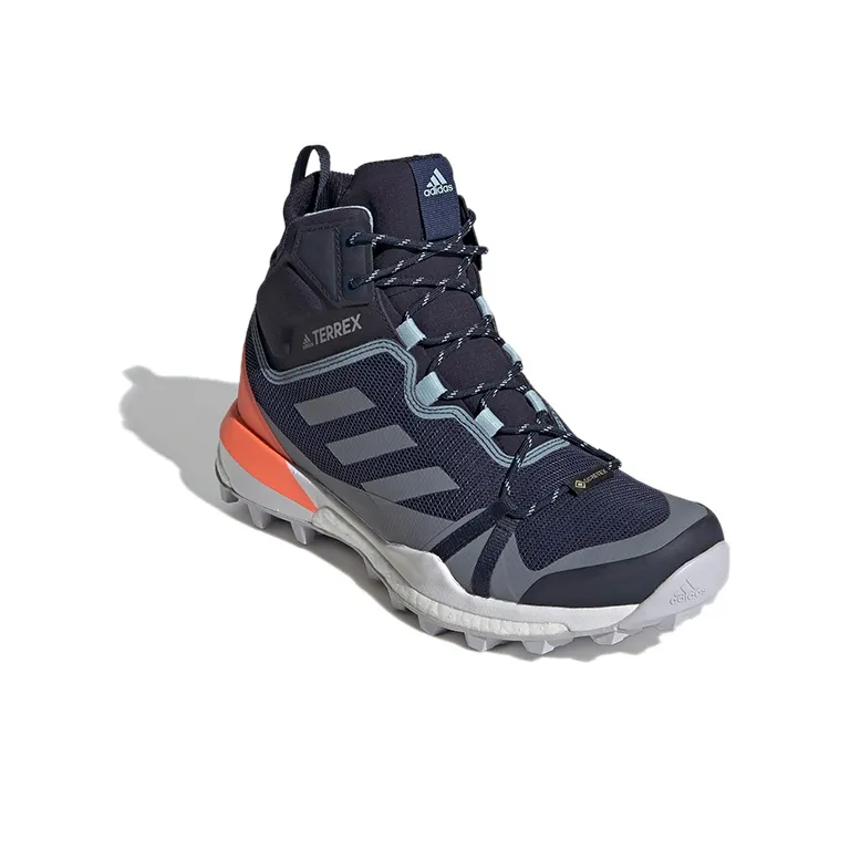 Adidas Terrex Skychaser Hiking / Trekking Shoes Women's Mid-Top Blue/Orange/White-2