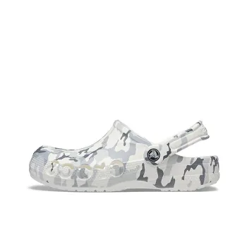 Crocs Unisex Bayaband Sandals White Camo 'Gray White'