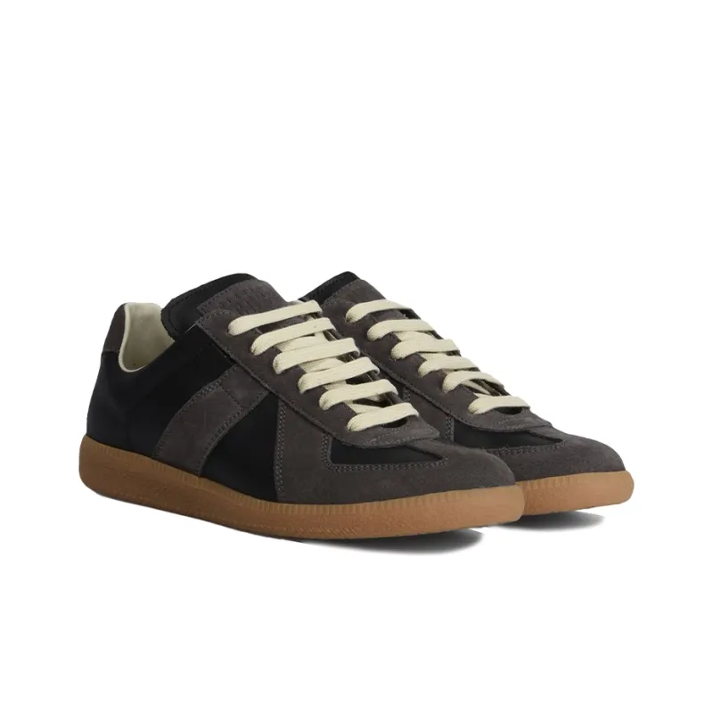 Maison Margiela Replica Low Top Stylish Skateboarding Shoes Women's Black-1