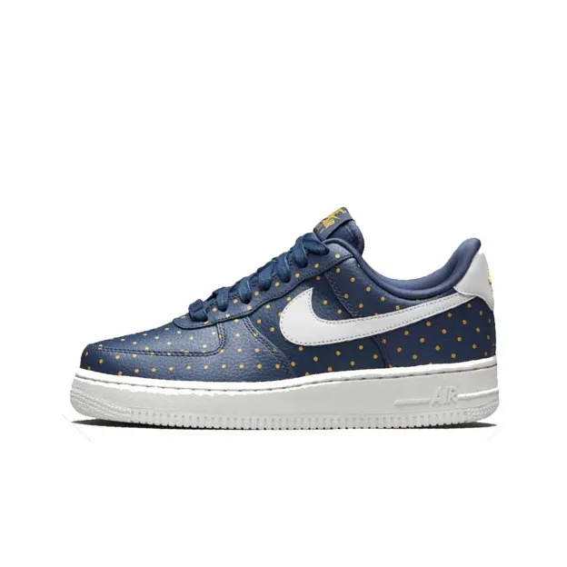 Nike Air Force 1 Low Thunder Blue Yellow Ochre Women's-0