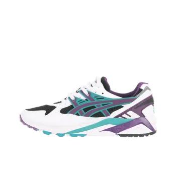 Asics Gel-Kayano Trainer Support Low-Top Running Shoes Men's White Black Purple