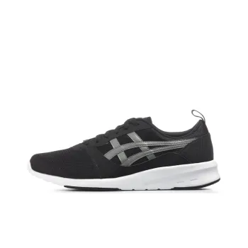 Asics Lyte-Jogger Breathable Lightweight Low-Top Running Shoes Men's Black Gray White