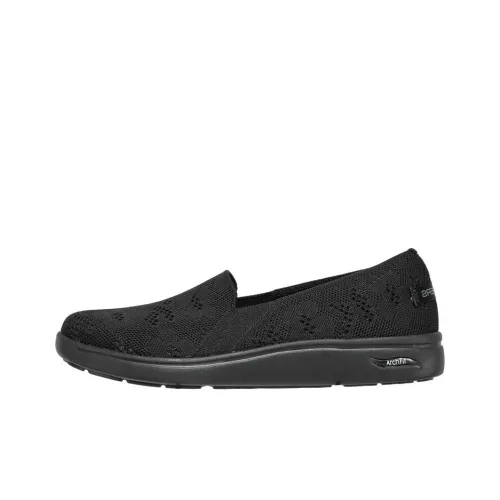 Skechers ARCH FIT UPLIFT Casual Shoes Women's Low-Top Pure Black