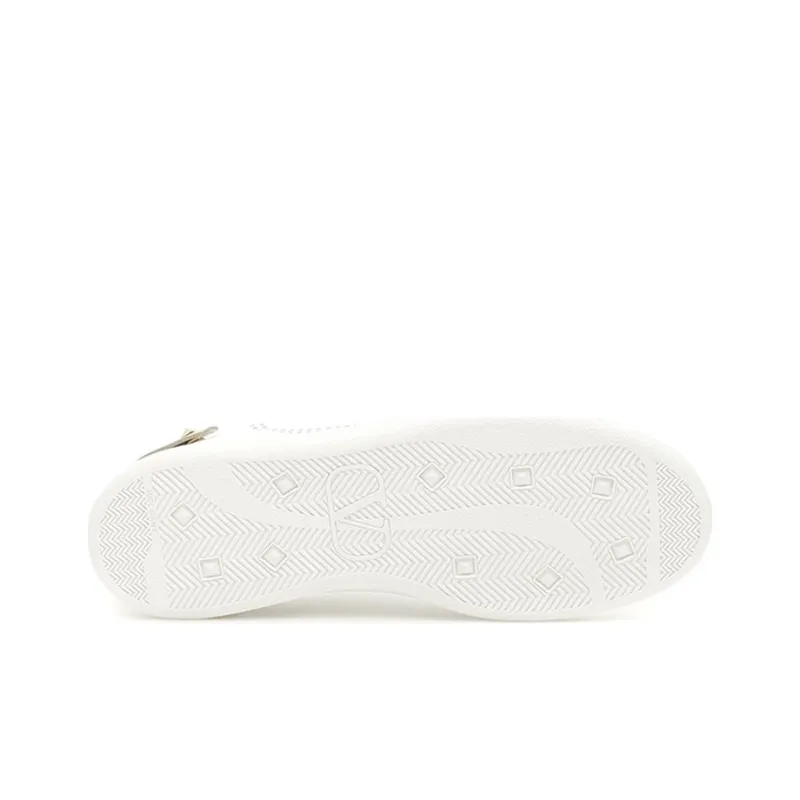 Valentino Backnet Low Top Stylish Skateboarding Shoes Men's White-4