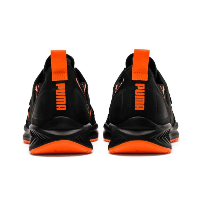 PUMA Ignite Ronin Ignlte Ronin Lightweight Wear-resistant And Non-slip Low-Top Running Shoes Men's Black Orange-3