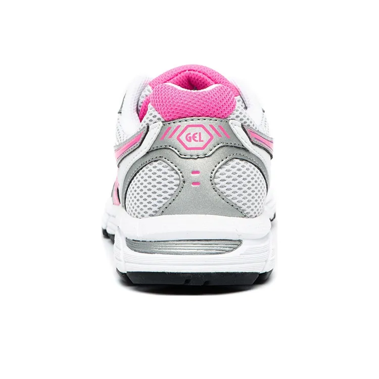 Asics Gel-Pursuit Wear-Resistant Low-Top Running Shoes Women's Pink White-3