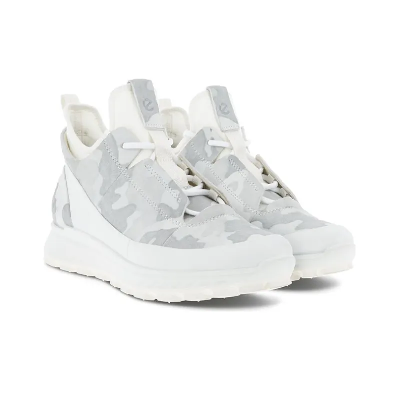 Ecco Exostrike W Wear-Resistant Slip-Resistant Mid-Top Running Shoes Women's White-2