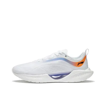 LiNing Super Light 19 Vitamin Anti Slip Wear Resistant Low Top Running Shoes White Purple
