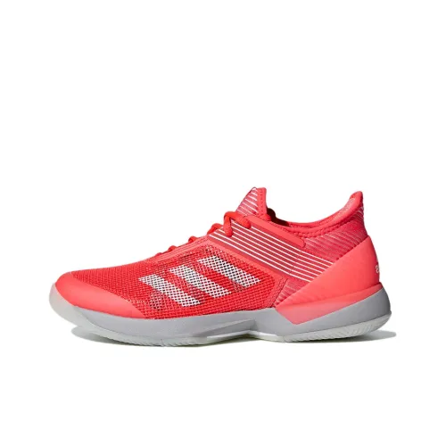 Adidas Adizero Ubersonic 3 Tennis Shoes Women's Low-Top Red/White