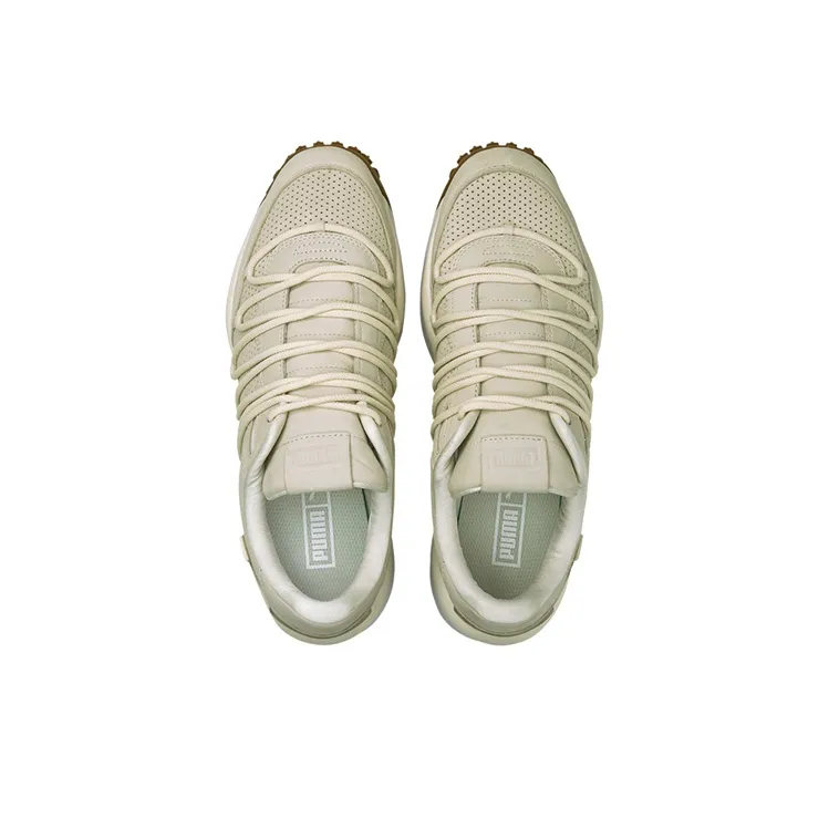 PUMA Lace Rider Prm Shoes Khaki/White-3