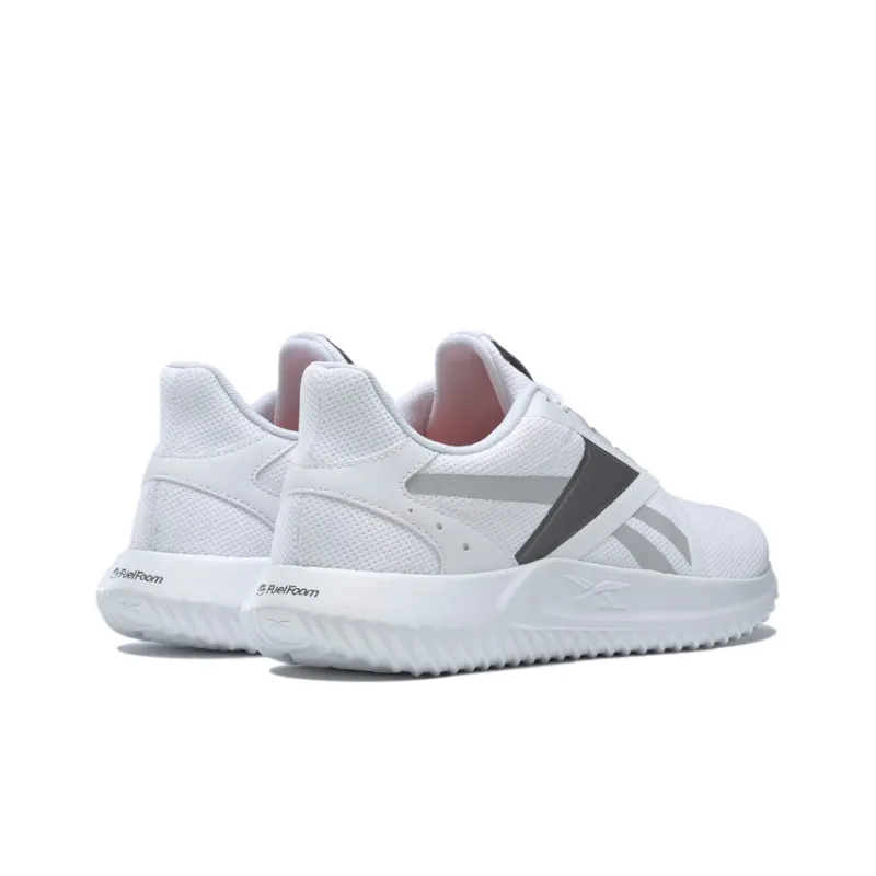 Reebok Energylu 3 Wear-Resistant Low-Top Running Shoes Men's White Gray-3