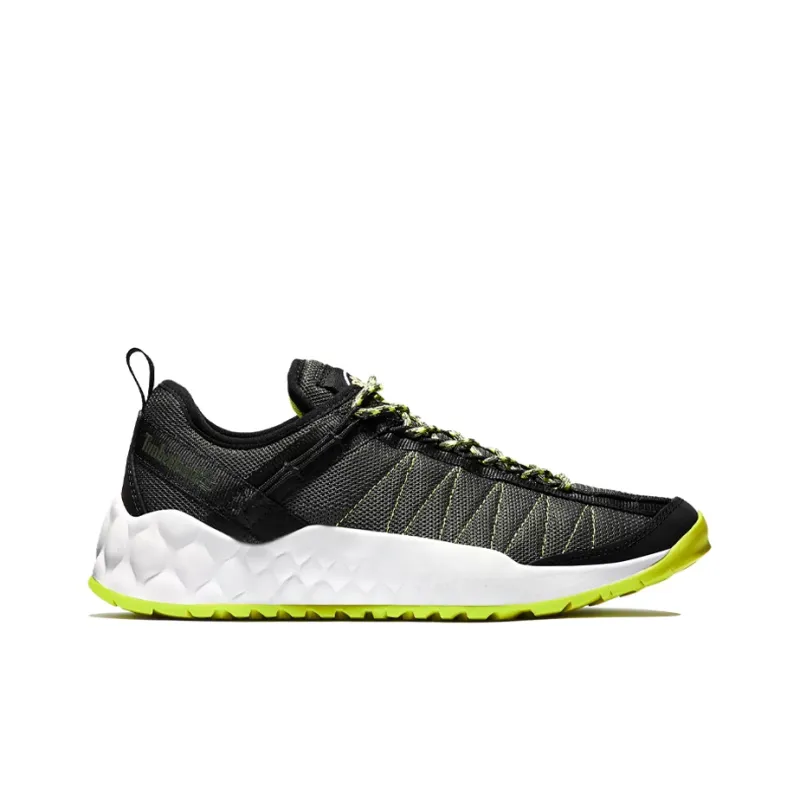 Timberland Solar Wave Cushioned Anti Slip And Wear Resistant Lightweight Low Top Casual Running Shoes Men's Black Green-1