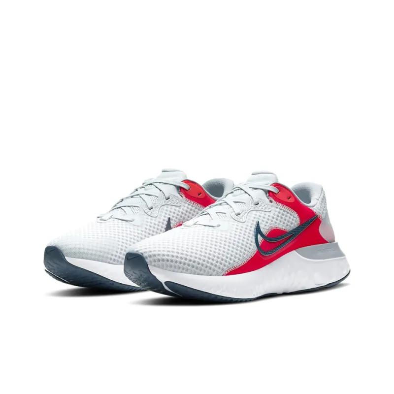 Nike Renew Run 2 Pure Platinum Chile Red-2