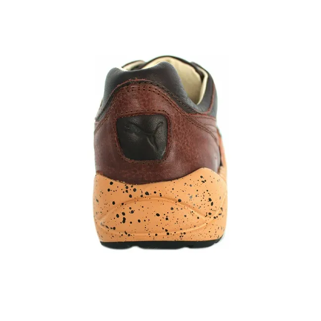 PUMA Trinomic Xs500 Cushioning Anti-Slip Wear-Resistant Breathability Low-Top Running Shoes Men's Orange Brown-2