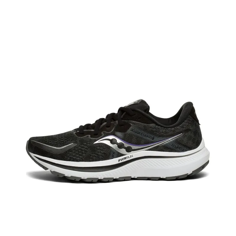 saucony Women's Omni 20 Wide 'Black White'-0
