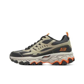 Skechers ARCH FIT AKHIDIME Cushioning Anti Slip And Wear Resistant Low Top Casual Shoes Men's Gray Black