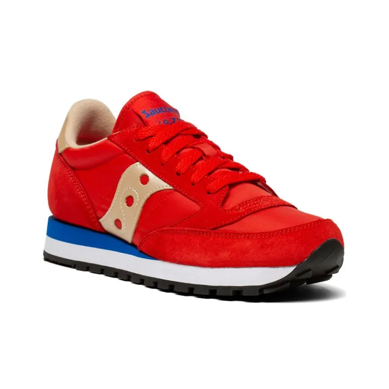 Saucony Jazz Original Running Shoes Women's Low-Top Red/Blue/White-2
