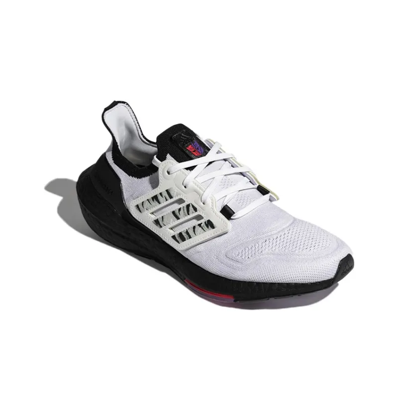 Adidas Ultraboost 22 Cozy Wear Resistant White Black China-2