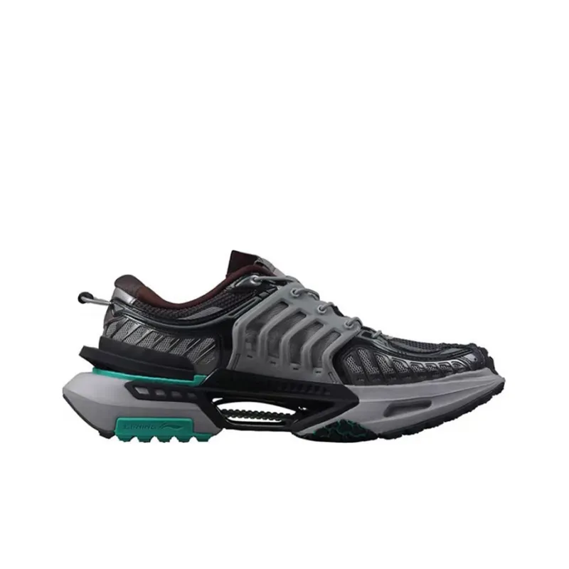 LiNing Casual Shoes Women's Low Top Metallic Green-1