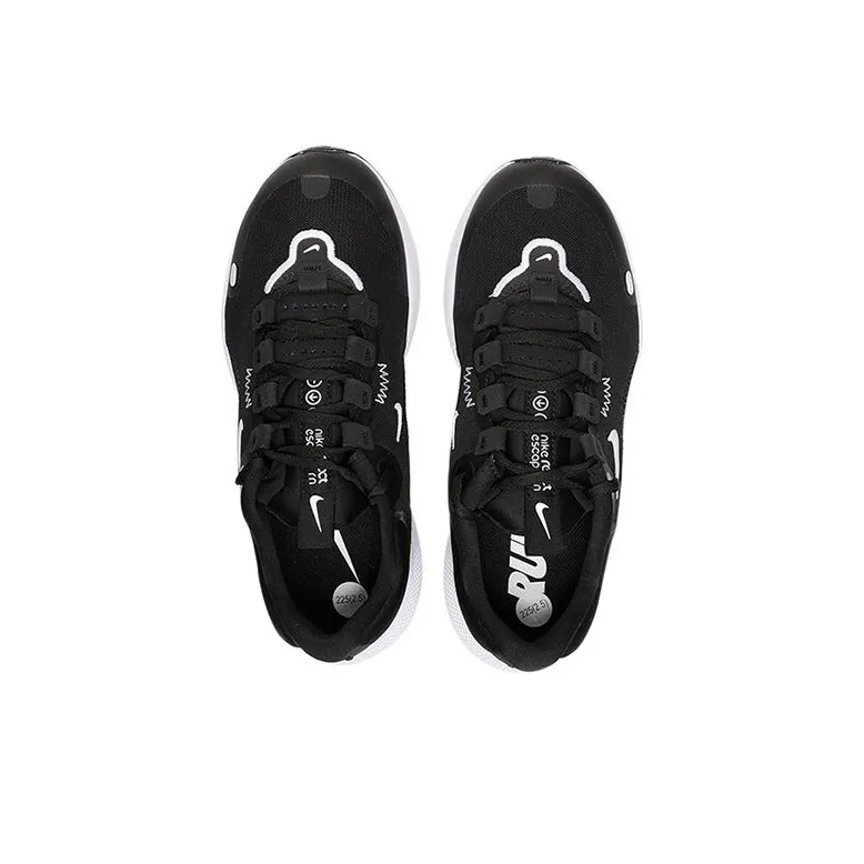 Nike React Escape Rn 'Black White' Women's-3