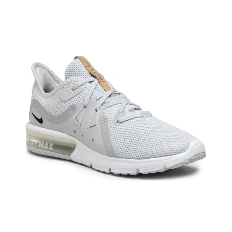 Nike Air Max Sequent 3 Pure Platinum Black White Women's-1