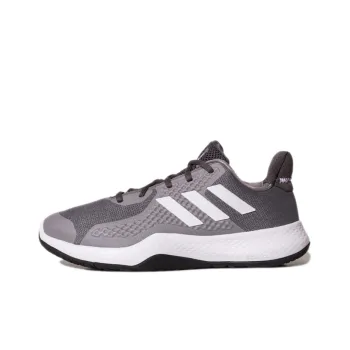 Adidas Fitbounce Anti-Slip Wear-Resistant Low-Top Tennis Shoes Men's Gray White