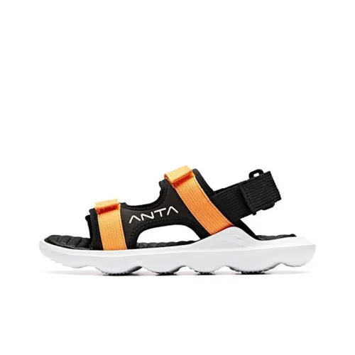 ANTA Beach Sandals Women's Black/Yellow