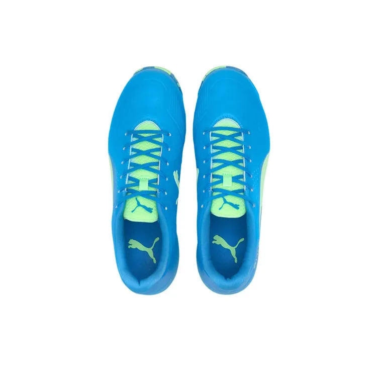 PUMA One8 Virat Kohli Cushioned Slip-Resistant Balance Lightweight Low-Top Running Shoes Men's Turquoise-2