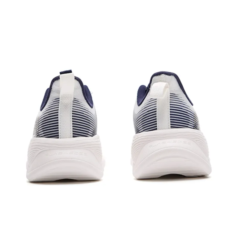 Anta Breathable Abrasion-Resistant Coverage Impact-Resistant Slip-Resistant Low-Top Running Shoes Men's White Blue-3