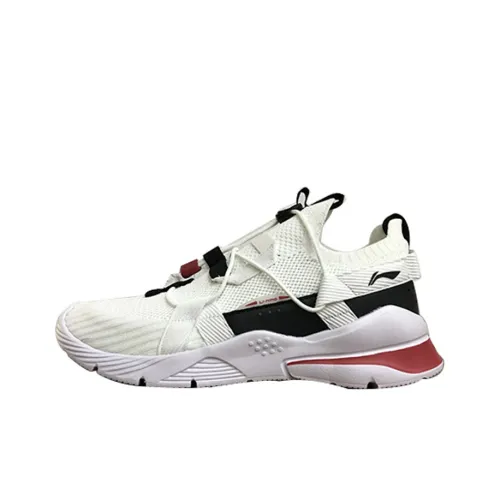 LiNing Breathable Low Top Running Shoes Men's White