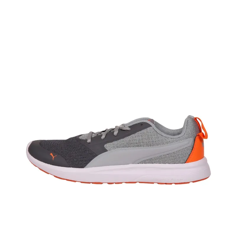 PUMA Breakout Idp Low-Top Running Shoes Men's Gray Orange-0