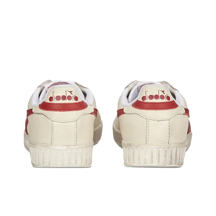 diadora Game L Low Waxed White/Chilli Peppers/White-2